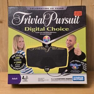 Trivial Pursuit Digital Choice 25th Anniversary Board Game 2008 Complete - Works